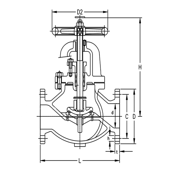 JIS F7375 Screw Down Non Return Globe Valve - JIS Marine Valve - Hi-Sea ...