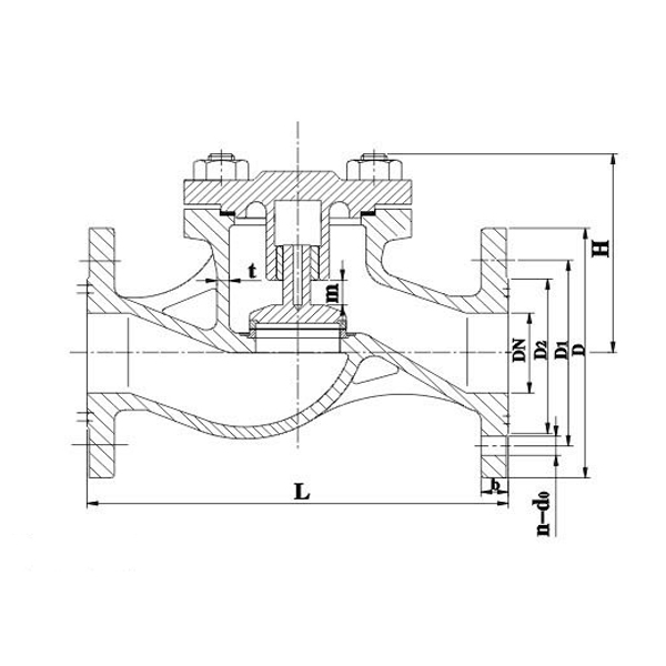 GBT592-1993 Marine Cast Iron Check Valve1.jpg